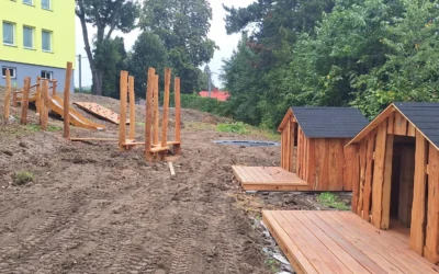 Akátové domečky pro děti